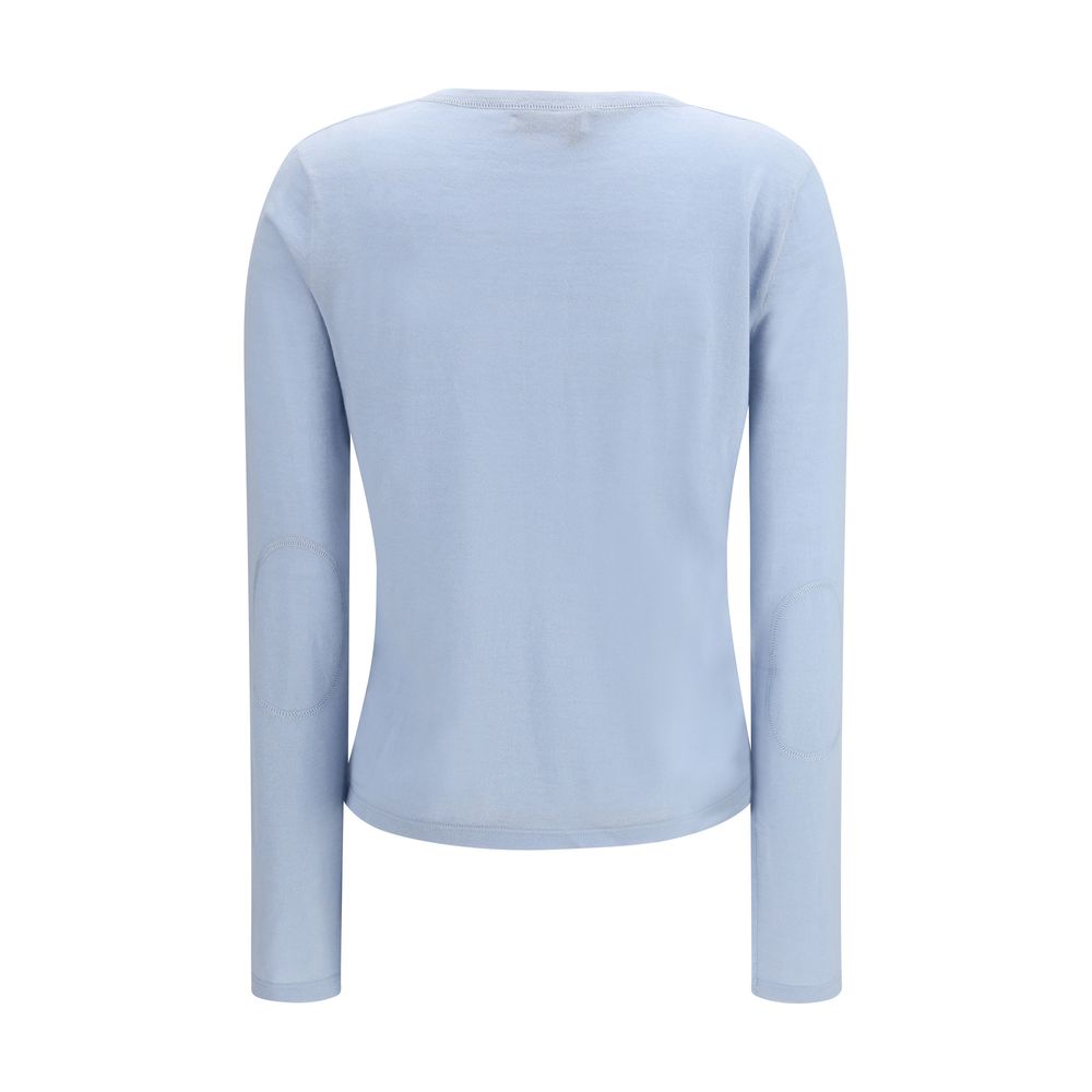Sportbekleidung aus blauem Kaschmir