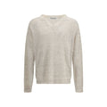 Beige Linen Sweatshirt