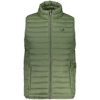 Blue Polyester Men's Vest