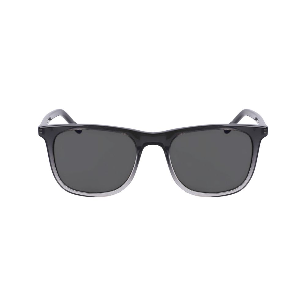Sonnenbrille aus grauem Azetat