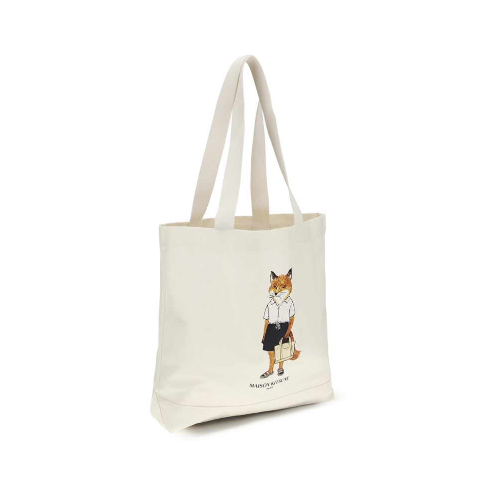 Beige Handtasche aus Baumwolle