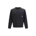 Schwarzes Baumwollsweatshirt