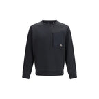 Schwarzes Baumwollsweatshirt