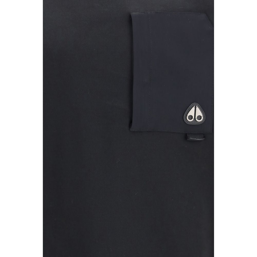 Schwarzes Baumwollsweatshirt