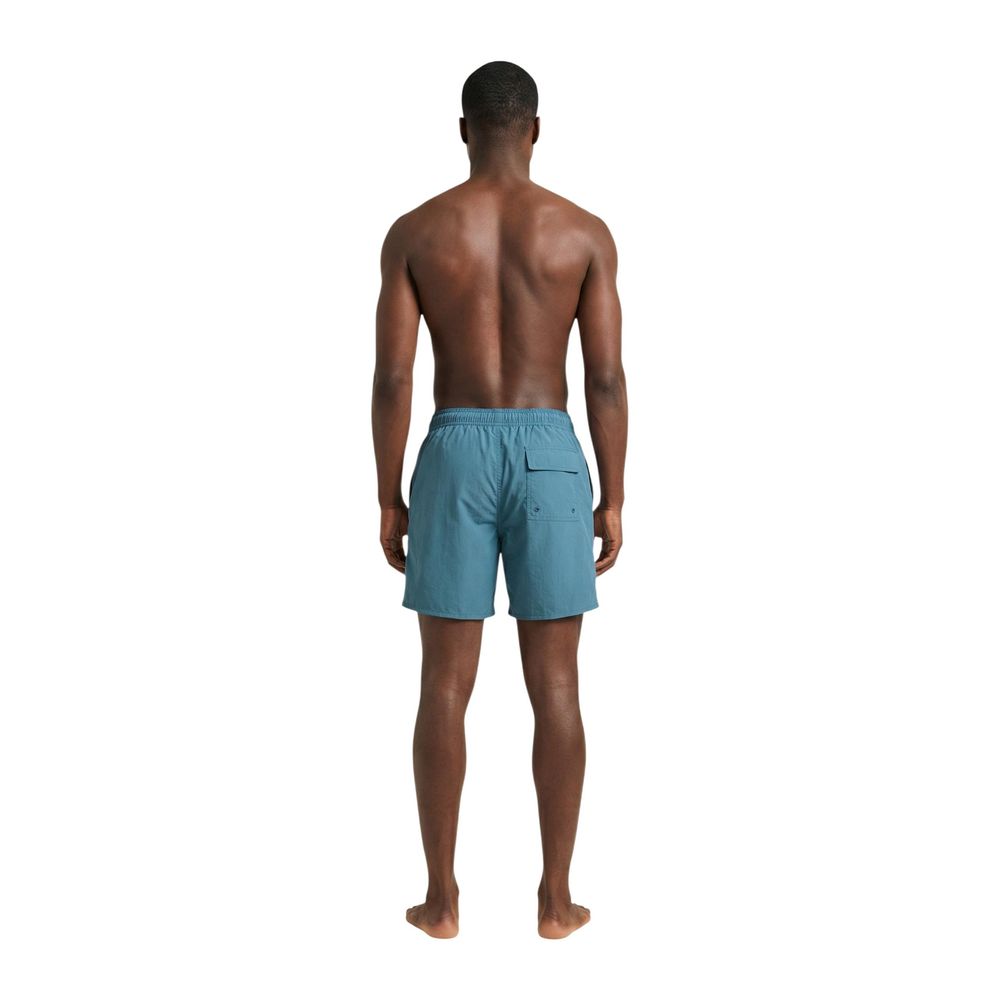 Pantaloncini da bagno in poliammide blu