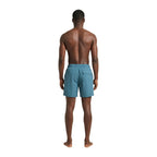 Pantaloncini da bagno in poliammide blu