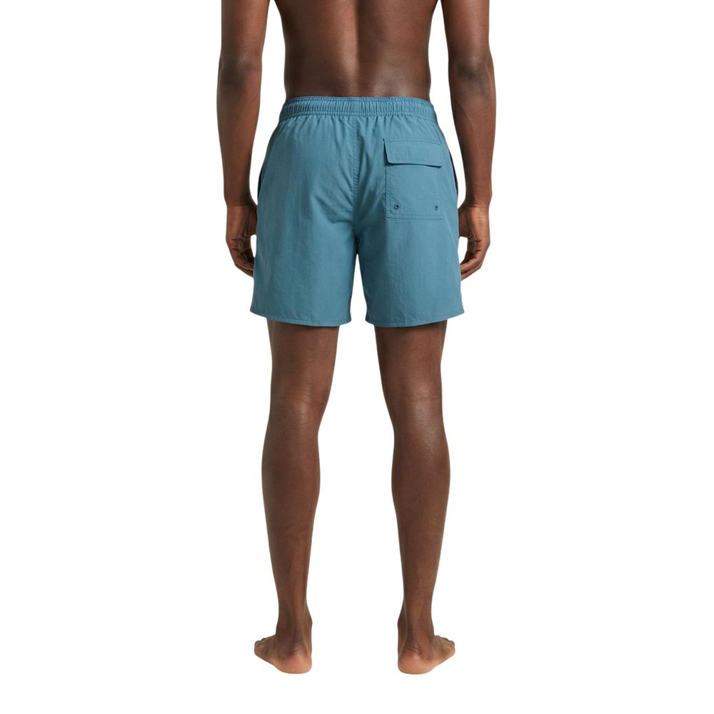 Pantaloncini da bagno in poliammide blu