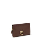 Schultertasche aus Kalbsleder, lila, Bos Taurus