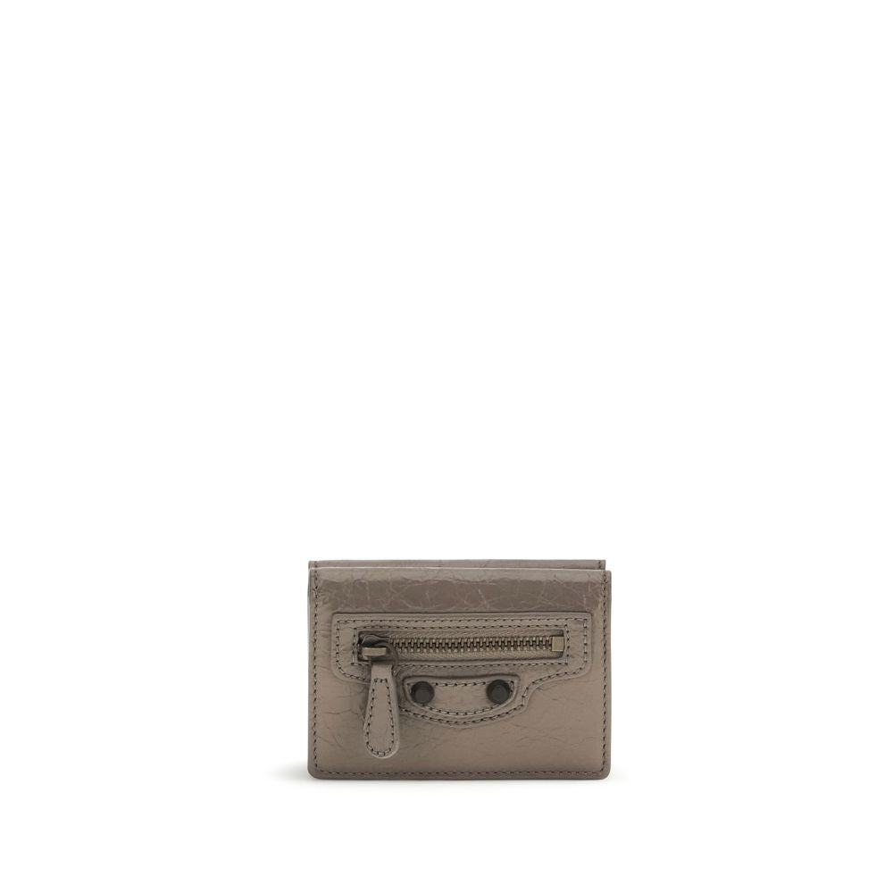 Beige Lammleder Ovis Aries Aries Geldbörse