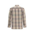 Beige Cotton Pattern Shirt