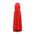 Multicolor Polyester Long Dress