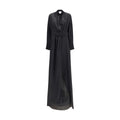 Black Silk Long Dress