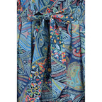 Blaues Freizeitkleid aus Baumwolle