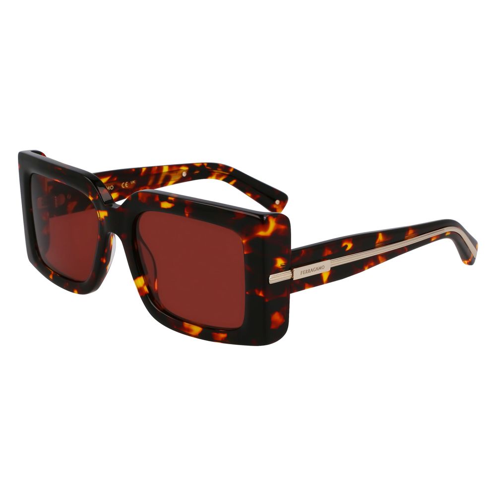 Braune Acetat-Sonnenbrille