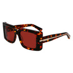 Braune Acetat-Sonnenbrille