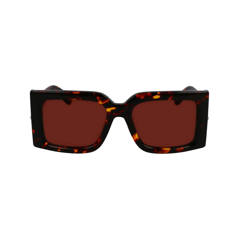 Braune Acetat-Sonnenbrille