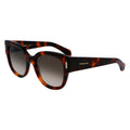 Occhiali da sole in acetato marrone