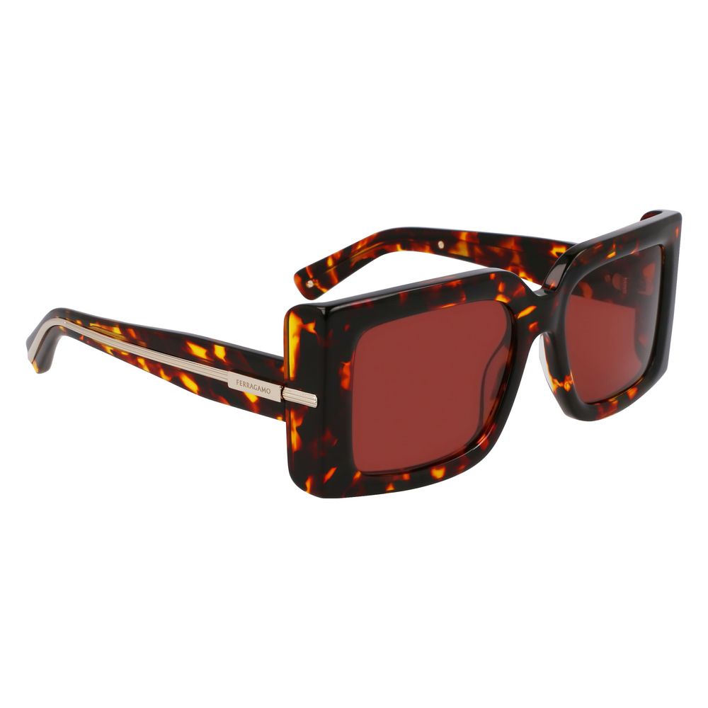 Braune Acetat-Sonnenbrille