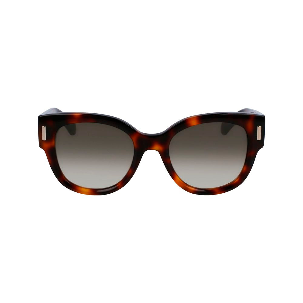 Occhiali da sole in acetato marrone