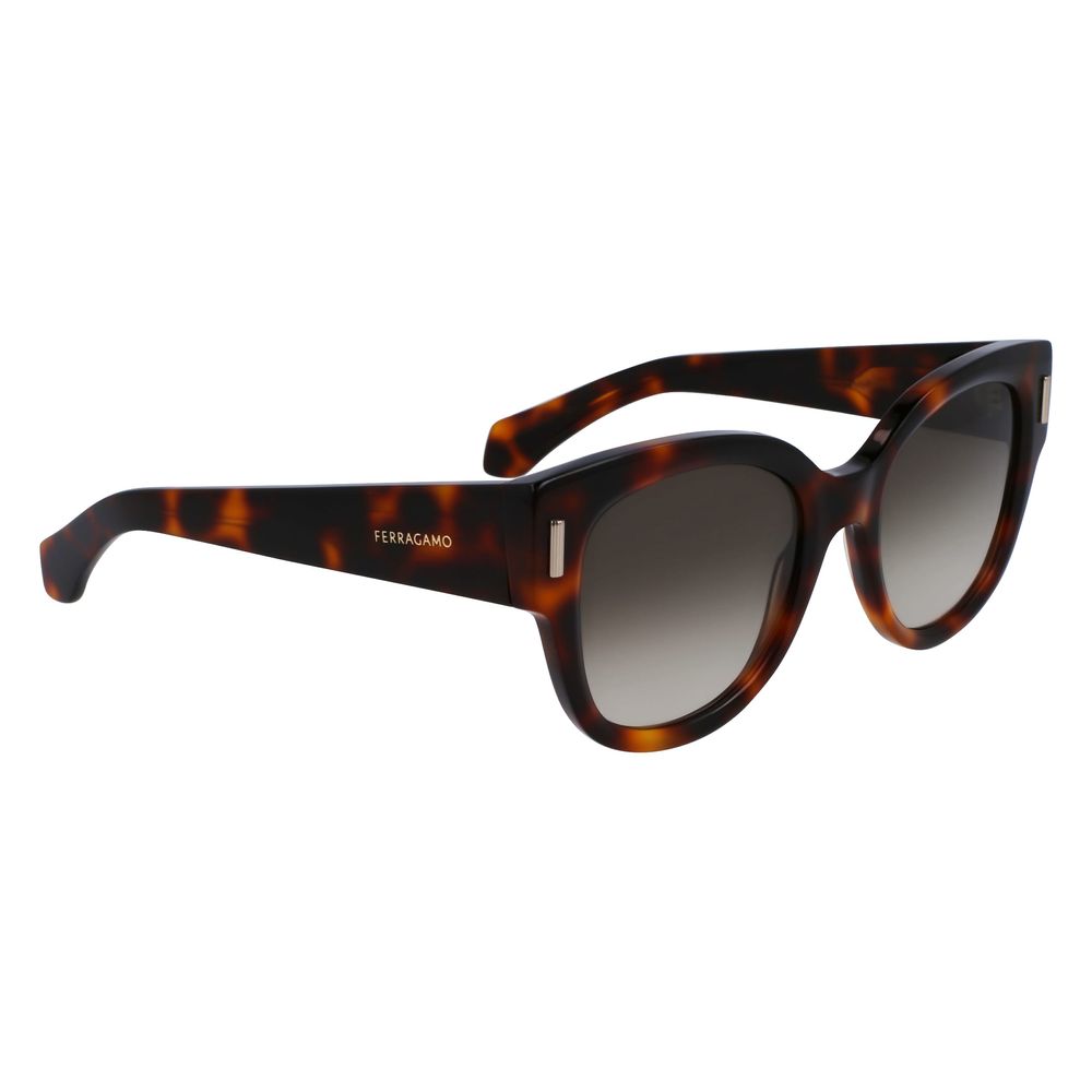 Occhiali da sole in acetato marrone