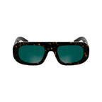 Braune gespritzte Sonnenbrille
