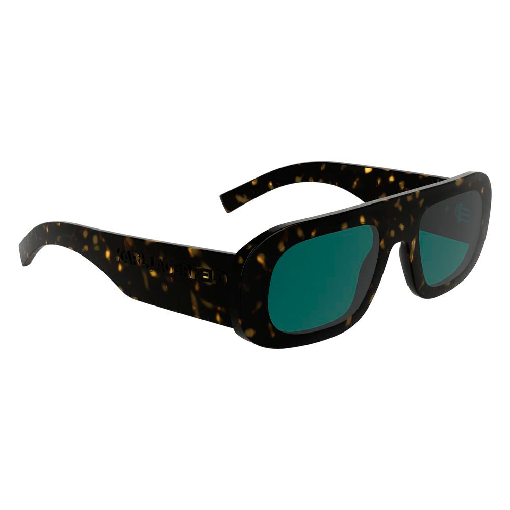 Braune gespritzte Sonnenbrille