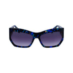 Sonnenbrille aus blauem Azetat