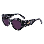 Sonnenbrille aus schwarzem Acetat
