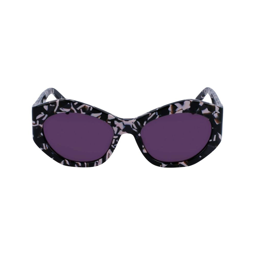 Sonnenbrille aus schwarzem Acetat