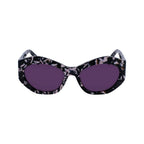 Sonnenbrille aus schwarzem Acetat