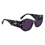 Sonnenbrille aus schwarzem Acetat