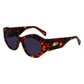 Braune Sonnenbrille aus Azetat