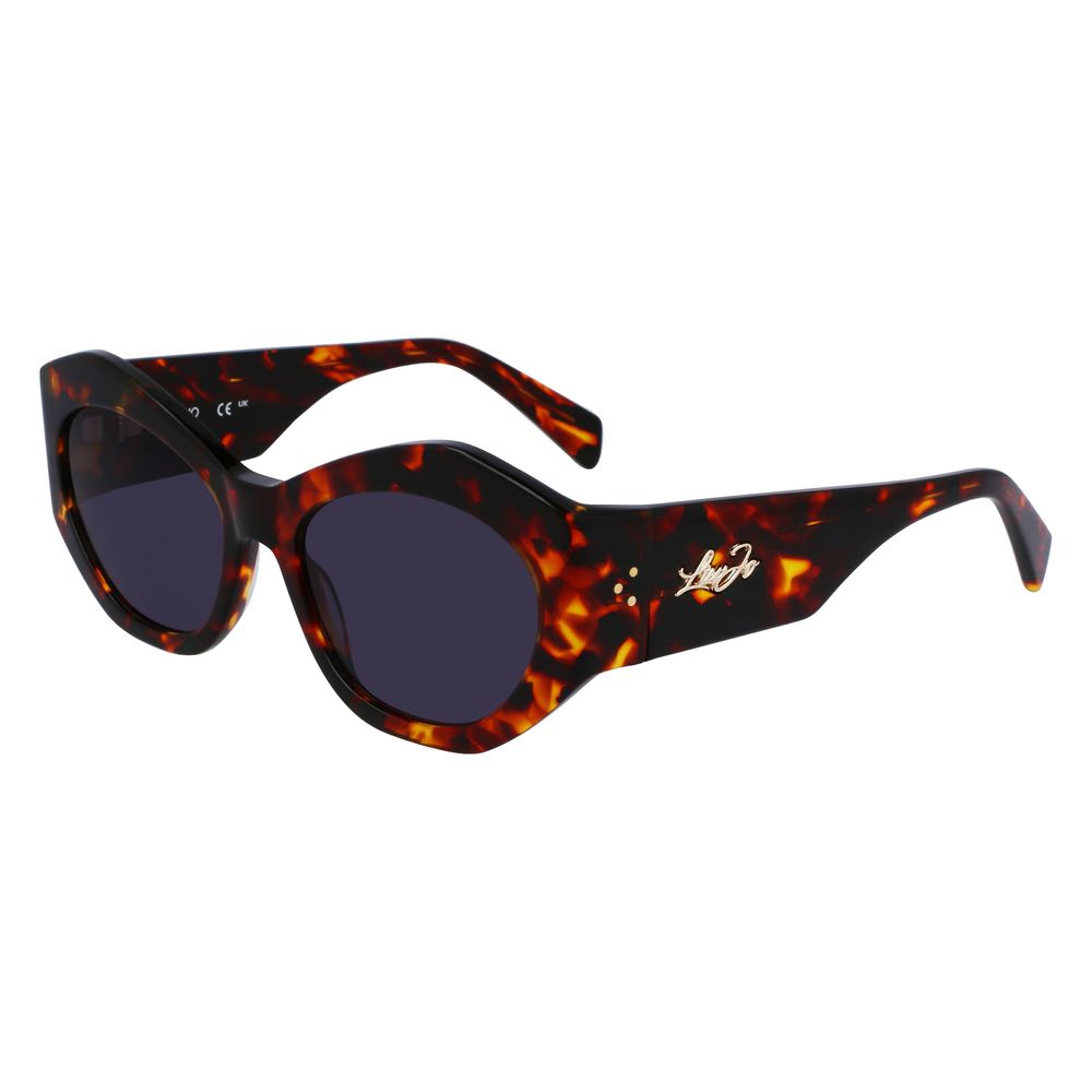 Braune Sonnenbrille aus Azetat