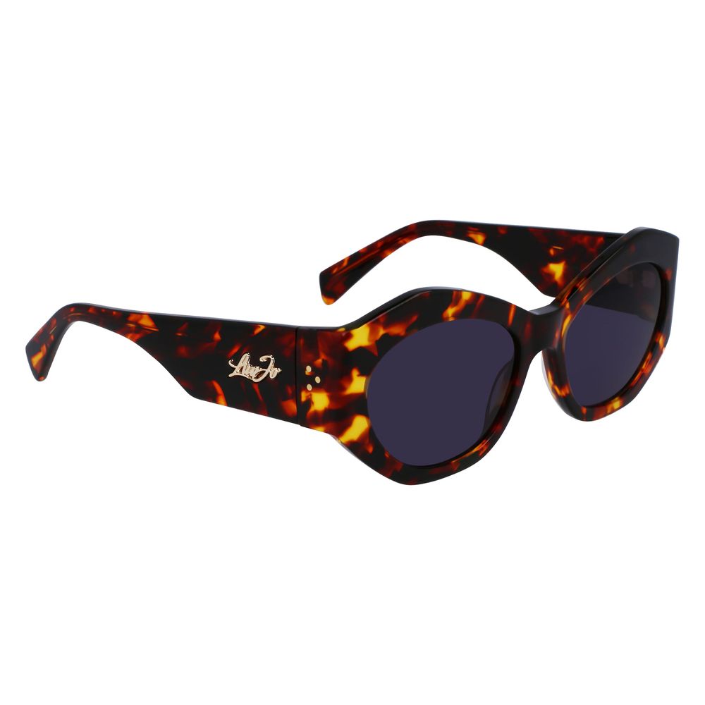Braune Sonnenbrille aus Azetat