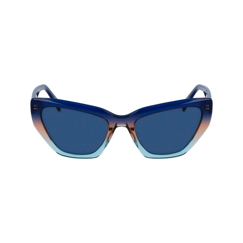Blaue Acetat-Sonnenbrille