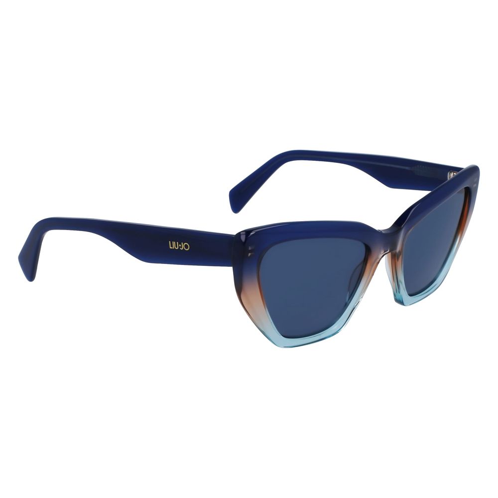 Blaue Acetat-Sonnenbrille