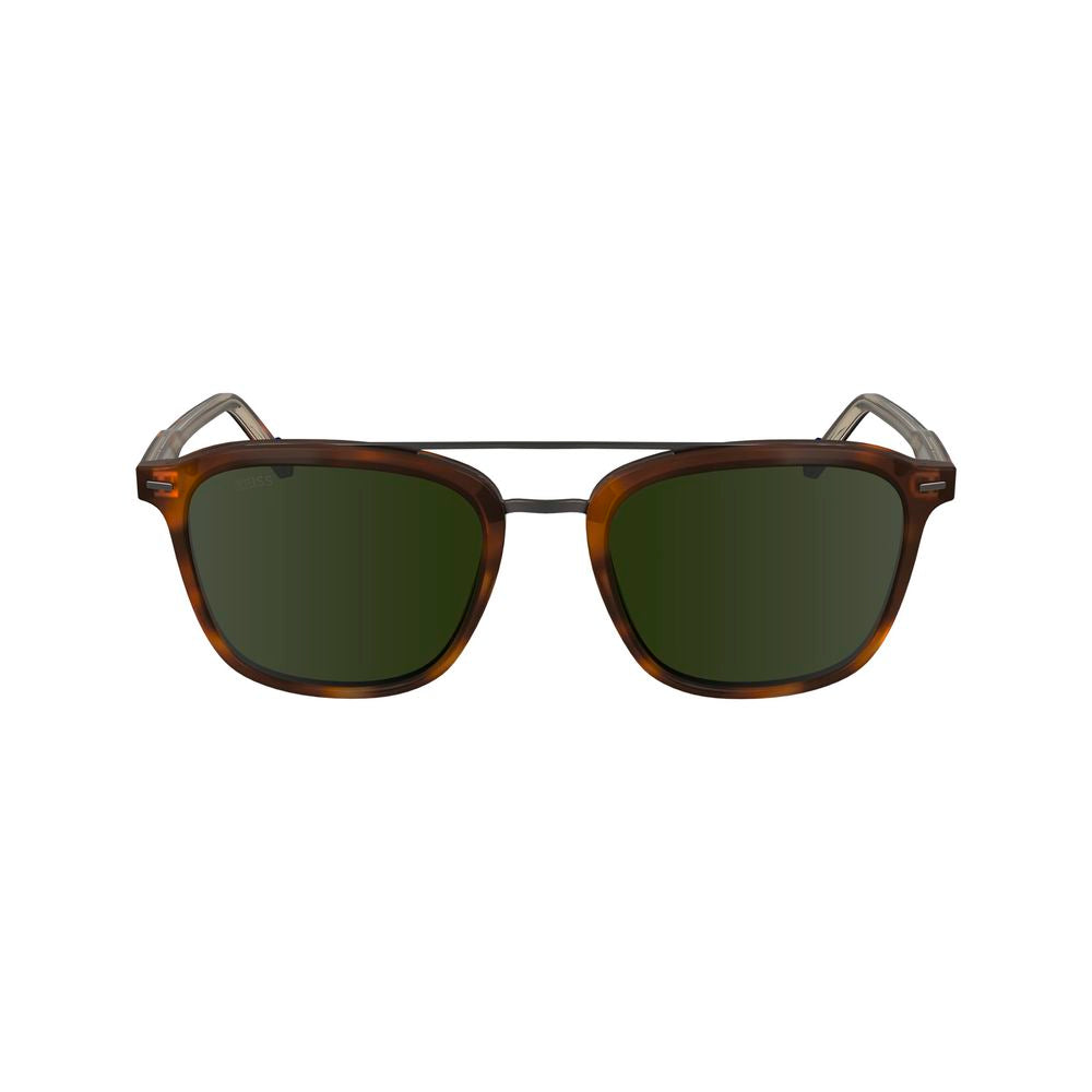 Braune Acetat-Sonnenbrille