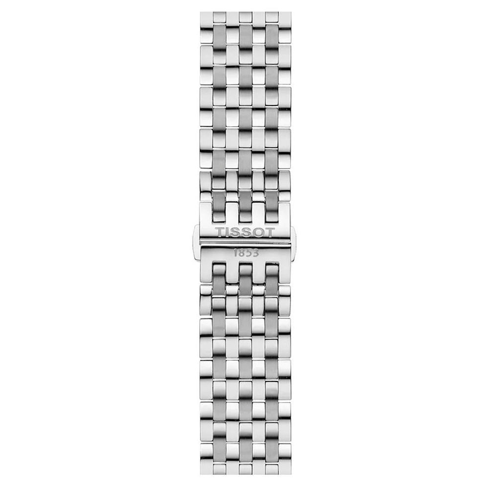 Graue Edelstahl-Armbanduhr