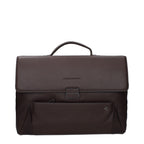 Business- und Laptoptasche aus braunem Leder