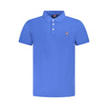 Blue Cotton Men's Polo