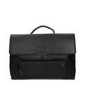 Businesstasche und Laptoptasche aus schwarzem Leder