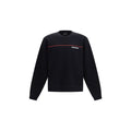 Schwarzes Baumwoll-Sweatshirt