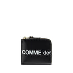 Brieftasche aus schwarzem Kalbsleder Bos Taurus