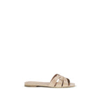 Multicolor Calf Leather Bos Taurus Flat Sandals