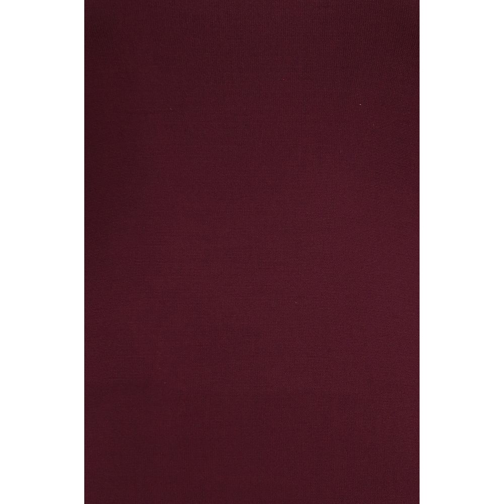 Langes Kleid aus lila Seide