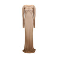 Braunes Freizeitkleid aus Polyamid
