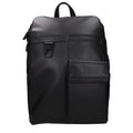 Schwarzer Lederrucksack