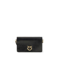Black Calf Leather Bos Taurus Shoulder Bag