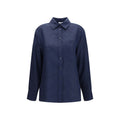 Blue Linen Dress Shirt