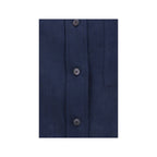 Blue Linen Dress Shirt